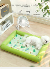 1An ultra-comfortable pet mat，Summer Special High-Quality Scratch-Resistant Oxford Cloth Material Breathable and Non-Stuffy，Ideal gift for cat and dog lovers | Modern Pet Bed | Durable Bedding for Small and Medium Dogs
