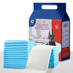 NEZO Advanced Training Mat for Dogs，Extra large size 34 X 46 Inch - 90 A Changing Pad，Belt 6 Layer Leak-Proof and Super Absorbent