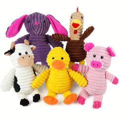 Dog Toy，5Set，Plush Sound-Making Puppy Toy，Animal Pet Toy Set Suitable for Small, Medium, and Large Dogs，Puppy Chew Toy，Cute Dog Gift Toy