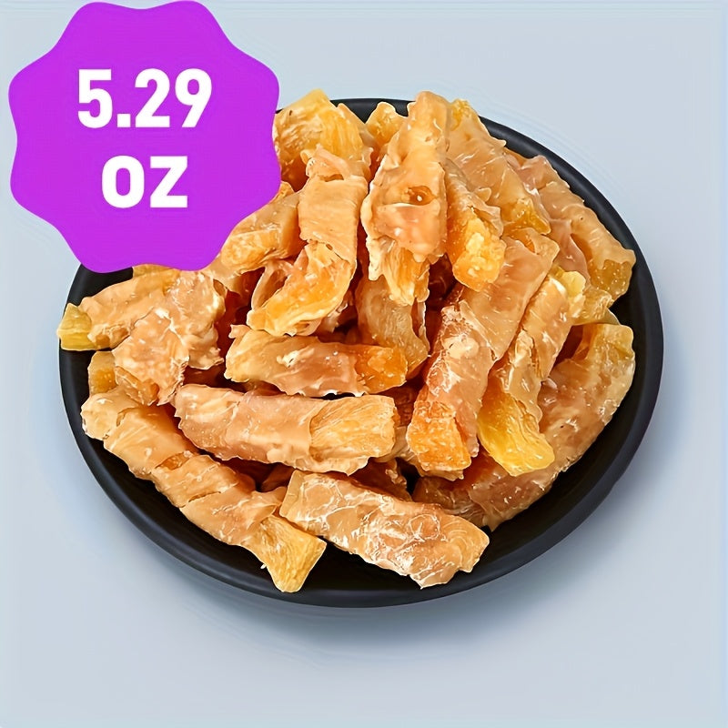 Chicken Wrapped In Sweet Potatoes, Suitable For Small Dogs, Medium Pets, And Large Dogs, Natural Dog Snacks, Dried Chicken Dog Snacks, Healthy, High Protein, Easy To Digest, Perfect Training Reward