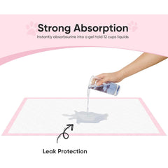 100Piece Pack 22x22Inch Large Disposable Absorbent Dog Training Mat - Pet Owners Must-Have Dog Pee Pads and Home Training Supplies - Deodorant、Leak-Proof、Easy-to-clean Pet Urine Pads Accelerated Potty Training