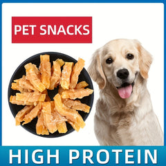 Chicken Wrapped In Sweet Potatoes, Suitable For Small Dogs, Medium Pets, And Large Dogs, Natural Dog Snacks, Dried Chicken Dog Snacks, Healthy, High Protein, Easy To Digest, Perfect Training Reward
