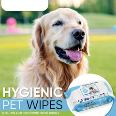 Pet Wipes，400Pcs Dog Wipes，8x8Inch Unscented Dog Paw Cleaning Wipes，Suitable for Body，Ear，Face and Skin，Extra thick and soft，Hypoallergenic Formula，Ideal Pet Wipes