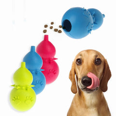 1pc Durable Silicone Interactive Dog Chew Toy with Geometric Patterns & Squeaker - Teeth Cleaning, Training Aid, All Breed Sizes, Blue/Green/Pink, Interactive Dog Toy, Safe Pet Material