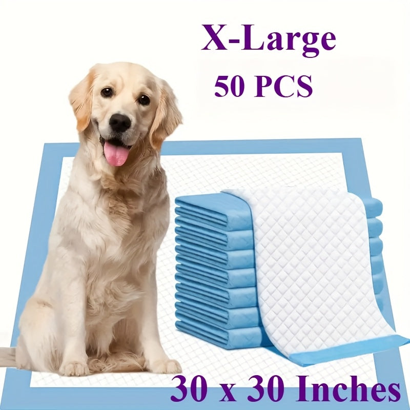 100/50/40/20Extra Large Dog Training Mat，Super Absorbent Leak-Proof Disposable Pet Pads，Suitable for small dogs、Canine species、Small Dog、Cat and Rabbit，the Size Is36*30/28*34/30*30/28*44/24*24/22*22/18*24/24*35