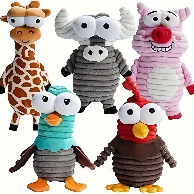Nokiola Dog Sound Toy，5A variety of fun and quirky sounds suitable for different animals，Durable Interactive Toy Keeps Busy for Small to Large Dogs