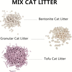 1/2/4A tofu cat litter，5.5Pound/Bag，With lavender fragrance，Easy to Clean/Remove Odor/Clumping，Does not harm cat claws