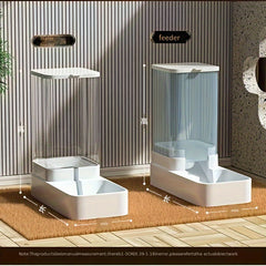 Cat and Dog Dual-Use Water Dispenser Automatic Cat Food Feeder Cat and Dog Bowl Food Storage Containers Cat Feeder Pet Water Dispenser