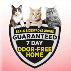 14Pound of Convenient Clay Litter for Cats - 99.9%Dust-Free，Super Strong Deodorizer，Plant-Based Granules and Baking Soda，7Guaranteed Deodorization，Suitable for multi-cat households，Minimalist Packaging Design，Moisture Activating Micro Particles