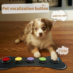 Dog Press Button Talking，Communication Button，Pet Beeper Training Button，Dog Training and Behavior Aid，Let your dog learn to express their wants through sound