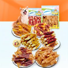 200g/400g (7.05oz/14.1oz) Dog Treats For Small, Medium, & Large Dog - Made With Chicken/Duck And Milk/Sweet Potato, Healthy, Easily Digestible, And High Protein Reward Training Treats For Dogs