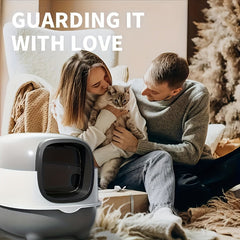 [Odor-Control Cat Litter Box] Odor-Control Extra-Large Cat Litter Box with Durable Scoop | Easy Maintenance, Rectangular Design, Perfect for Indoor Cats