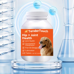 Dog Hip And Joint Supplement - Glucosamine For Dogs, Joint Supplement For Dogs With Glucosamine Chondroitin, Vitamin A, Vitamin D3, Vitamin E, Calcium, Manganese, Iron, Zinc, Advanced Pet Joint Support And Mobility.