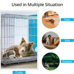 Extra Soft Pet Dog Bed，Large Size，Reversible，Four Seasons Comfortable，Polyester fiber filling，Suitable for extra small to large dogs，Weight exceeds88.18Pound，Rectangle