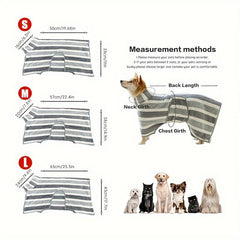 Quick-Dry Pet Towel，There are two colors available for selection，Suitable for dog bathing、Swimming and Beach Outings。