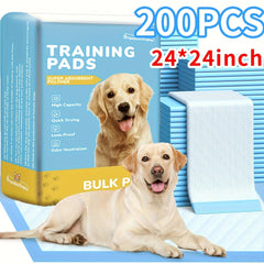 Worry-Free Pet Care，Super Absorbent Potty Pad for Home、Travel、Camping，Splash-Proof Bottom Layer，Thickened30%，Specially designed for active dogs