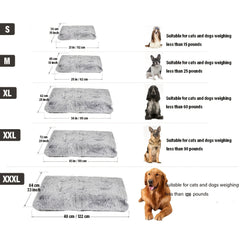 Dog bed，stuffed Soft Pet Mat Cushion and Furniture，Washable Non-Slip Dog Cage Bed，Suitable for large, medium, and small dogs and cats