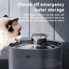 77.43 Ounce Capacity Pet Water Dispenser，Suitable for Cat and Dog Pet Water Dispenser，Automatic Water Dispenser，Circulating Purification，Ultra-quiet operation，Large Capacity