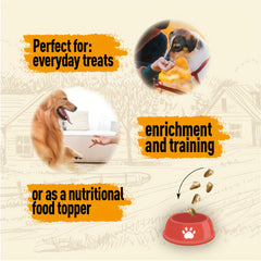 Freeze-Dried Chicken Heart Cat and Dog Snacks，Single ingredient - Very suitable for training，Top hat or snack（Chicken hearts），High protein content，Grain-Free，Gluten Free