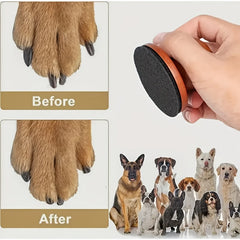 Pressure-Free Dog Paw File - Durable PP Material，Square Scratch Design Suitable for Small Pets