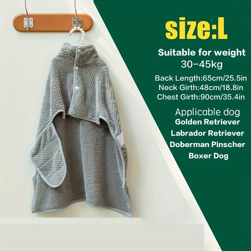 Quick-Dry Pet Towel，There are two colors available for selection，Suitable for dog bathing、Swimming and Beach Outings。