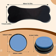 Dog Press Button Talking，Communication Button，Pet Beeper Training Button，Dog Training and Behavior Aid，Let your dog learn to express their wants through sound