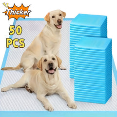 50/100 Pieces 6 Extra Thick Changing Mat，Super Absorbent，23.62*23.62 Extra Weighted Pet Changing Mat in Inches，Leak-Proof、Tear Resistance、Reduce Odor、Good Value for Money，Suitable for laboratory use、Bedroom、Various Pets