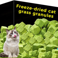 Cat Grass Freeze-Dried Cat Grass Granules Hairball Remedy Cat Snacks Mint Biscuits Cat Grass Tablets Teeth Grinding Cat Grass Sticks