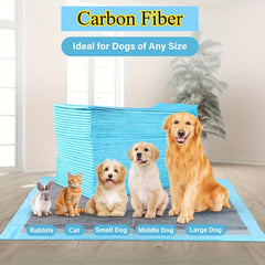 100/50/40/20Extra Large Dog Training Mat，Super Absorbent Leak-Proof Disposable Pet Pads，Suitable for small dogs、Canine species、Small Dog、Cat and Rabbit，the Size Is36*30/28*34/30*30/28*44/24*24/22*22/18*24/24*35