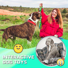 XL Large Dog Chew Toys，Suitable for aggressive chewers，2/5/6/9/14Durable and Indestructible Dog Toy，Suitable for aggressive chewers，Durable Puppy Chew Toy，Suitable for teething，Heavy Duty Cotton Dog Leash Toy，Suitable for large dogs