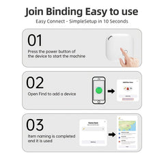 1个GPS Smart Anti-Lost Positioning Tracker - Real-time tracking，No Installation Required，Suitable for pets、Elderly and Children - Compatible IOS System，Prevent Loss。
