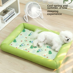 1An ultra-comfortable pet mat，Summer Special High-Quality Scratch-Resistant Oxford Cloth Material Breathable and Non-Stuffy，Ideal gift for cat and dog lovers | Modern Pet Bed | Durable Bedding for Small and Medium Dogs