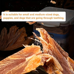 Pets Love Grinding Their Teeth. Dried Duck. Dog Training. Reward.