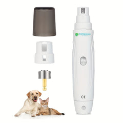 Electric Pet Nail Grinder USB Rechargeable Electric Dog Nail Clippers Quiet Electric Dog Cat Paw Nail Trimmer Tool