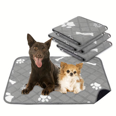 Washable Dog Pee Pad，Reusable Puppy Mat，Super absorbent puppy pad，1/2/4 Pack of Puppy Potty Pads，Bottom Waterproof，For pet training、Break into the tomb and lose control