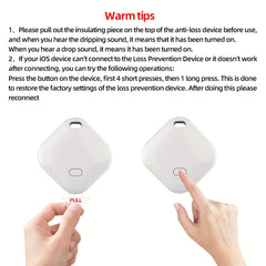 1个GPS Smart Anti-Lost Positioning Tracker - Real-time tracking，No Installation Required，Suitable for pets、Elderly and Children - Compatible IOS System，Prevent Loss。