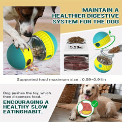 JMHUD Dog Puzzle Toys，Adjustable Dog Treat Dispenser，Interactive Dog Enrichment Toys，Keep them busy，Dog Food Puzzle Ball，Puppy Slow Feeder Bowl，Used for relieving boredom and stimulating intellectual training
