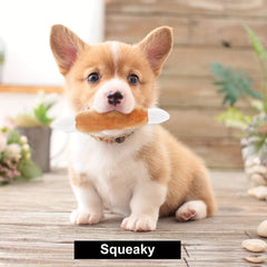Nocciola Dog Squeaky Toy，Plush Puppy Toy，Stuffed dog toy with squeaky sound，12 A small dog toy with a tote bag，Suitable for Small and Medium-Sized Dogs