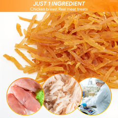 Call of the Wild Soft Training Treats for Small Dogs and Cats，Mini Chicken Sticks Puppy Training Treats Easy to digest，Grain Free