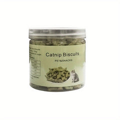 Generic Cat Catnip Treats For Hairball Removal, Dental Health, Fish-Shaped With Catnip Flavor, Natural Dental Treats For Indoor Cats