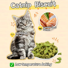 Catnip Cookies Cat snacks Dried fish Cat Grass Grain Molar Cat Grass Bonya Clean Nutrition Weight Gain Serve