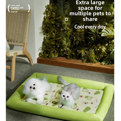 1An ultra-comfortable pet mat，Summer Special High-Quality Scratch-Resistant Oxford Cloth Material Breathable and Non-Stuffy，Ideal gift for cat and dog lovers | Modern Pet Bed | Durable Bedding for Small and Medium Dogs