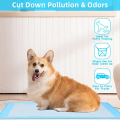 80Piece30" X 36"Premium Disposable Training Mat，Urine pad，Training Mat，Disposable Puppy Pads，Quickly absorbs and controls odor，Made in the Usa