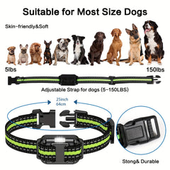 1/2pcs 3000Ft Dog Training Collar With Remote, Adjustable Nylon Strap, Dog Shock Collar With Beep, Vibration, Shock, Light, Electric Dog Collar Set For Small Medium Large Dogs (5-150lbs)