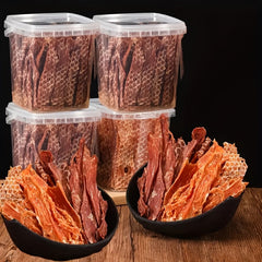 Pets Love Grinding Their Teeth. Dried Duck. Dog Training. Reward.