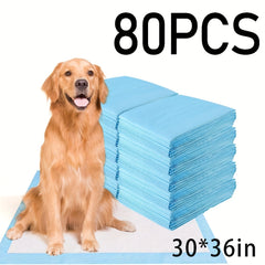 80Piece30" X 36"Premium Disposable Training Mat，Urine pad，Training Mat，Disposable Puppy Pads，Quickly absorbs and controls odor，Made in the Usa