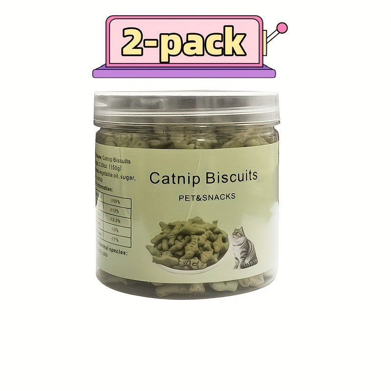 Generic Cat Catnip Treats For Hairball Removal, Dental Health, Fish-Shaped With Catnip Flavor, Natural Dental Treats For Indoor Cats