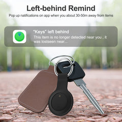 4 Smart Packaged GPS Tracker，Applicable iOS Find My - Real-time Car Locator、Pet、Luggage、Bicycle、Wallet - Global Coverage，1 Replaceable Battery，Civil Defense Alert，Silicone Strap