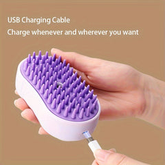 Pet No-Rinse Cleaning Brush、Steam Hair Removal Massage Comb、Pet Bath Brush、Pet Automatic Hair Removal Spray and Anti-Static Massage Comb，For Dog and Cat Grooming