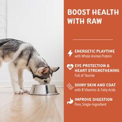 BAYPIE Freeze Dried Raw Beef Hearts for Dogs & Cats, 3.5oz, Single Ingredient Beef Heart Dog Treats Healthy Pet Food Dog Food